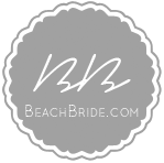 beachbride-bw
